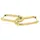 Tom Tailor Creolen Edelstahl gold 2100638 24 mm