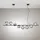 LUCE ambiente Design Honey 8-flg. 145 cm rund schwarz