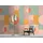 Living Walls Geometrische Retro-Tapete Moderne Mustertapete 2 cm x 10 m 1 St weiß