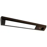 Kalb Material Für Möbel LED Unterbauleuchte mit Schalter und Steckdose, 230VAC Anschluss, 3000 Kelvin, USB-Port Typ A u. C, Aluminium + ABS, IP20 schwarz