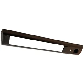 Kalb Material Für Möbel LED Unterbauleuchte mit Schalter und Steckdose, 230VAC Anschluss, 3000 Kelvin, USB-Port Typ A u. C, Aluminium + ABS, IP20 schwarz