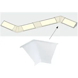 Delta Profil Inside Corner 2er Pack Satin, Kunststoff