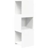 MOBCANT Modern Eckschrank & Aufbewahrungsschränke Holzwerkstoff Schließfächer mit Stauraum Spind Schrank für Keller Duschraum Wohnzimmer Abstellraum (30,5 x 30 x 95 cm)