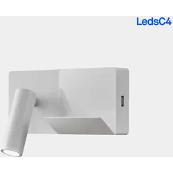 LEDS C4 LED Wandleuchte E-LAMP MINI 2,1W 2700K weiß 137lm LEDS-05-8329-14-EU