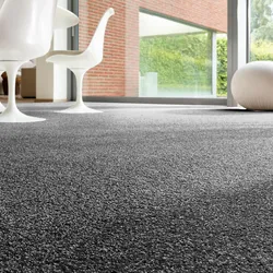 Teppichboden ANDIAMO "Rubino", schwarz, B:500cm H:0,8mm L:400cm, Kunstfaser, Teppiche, Breite 400 cm oder 500 cm, strapazierfähig & robust