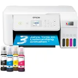 Epson EcoTank ET-2876 A4-Multifunktions-Wi-Fi-Tintentankdrucker, mit einem im Lieferumfang enthaltenen Vorrat an Tinten bis zu 3 Jahren