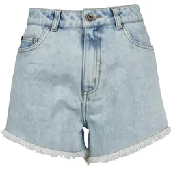 Urban Classics Damen Denim Hotpants Blaued W 27