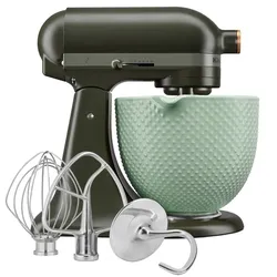 KitchenAid Artisan 5KSM180 Evergreen mit Design-Bowl Dew Drop