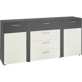 vogl möbelfabrik Tirent 176 x 84 x 40 cm Grau / Weiß