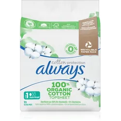 Always Cotton Protection Normal Binden Nicht parfümiert 11 St.