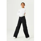 GARCIA Weite Jeans "Annemay" Gr. 128, N-Gr, schwarz (very dark used) Mädchen Jeans for GIRLS