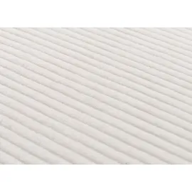 Mendler 6er-Set Esszimmerstuhl Littau, Stuhl Küchenstuhl Hochlehner, Stoff/Textil Cord Holz ~ creme, dunkle Beine