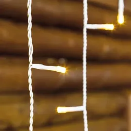 LOTTI LED Eisregen-Lichtervorhang 30 m Warmweiß