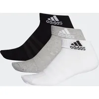 Adidas Cushioned Ankle 3er Pack medium grey heather/white/black 40-42