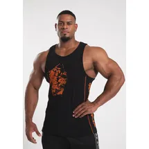Gorilla Wear Monterey Tanktop Schwarz/Orange L