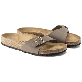 Birkenstock Madrid Birko-Flor Nubuk schmal mocca 42