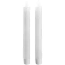 CASANOVA LED-Kerze 2 x 20 cm weiß