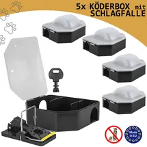 Petigi Köderbox Lebendfalle 5 x 5 St.