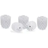 Relaxdays WC-Bürstenkopf Ersatz-Set 12 mm Weiß