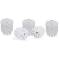 Relaxdays WC-Bürstenkopf Ersatz-Set 12 mm Weiß