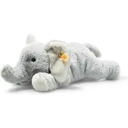 STEIFF 064074 Soft Cuddly Friends Elna Elefant, hellgrau 28 cm