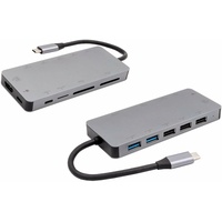 Exsys EX-1221HM - USB Hub, Silber