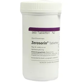 Schuck Gmbh Arzneimittelfabrik Zerosorin Tabletten