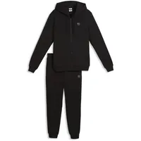Puma Jogginganzug "Essentials Elevated Trainingsanzug Herren", Herren, Gr. XS, schwarz, Obermaterial: 100% Baumwolle. Kapuzenfutter: 100% Baumwolle. Rippe: 3% Elasthan, 97% Baumwolle. Seitentasche – Oben: 100% Baumwolle, Sportanzüge Jogginganzug