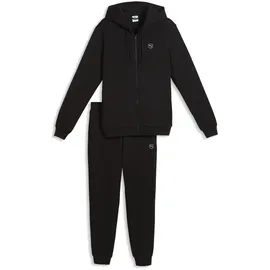 Puma Jogginganzug "Essentials Elevated Trainingsanzug Herren", Herren, Gr. XS, schwarz, Obermaterial: 100% Baumwolle. Kapuzenfutter: 100% Baumwolle. Rippe: 3% Elasthan, 97% Baumwolle. Seitentasche – Oben: 100% Baumwolle, Sportanzüge Jogginganzug