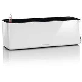LECHUZA Cube Glossy Triple 40 x 14 x 13,5 cm weiß hochglanz