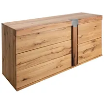 Massivmoebel24 Sideboard Wildeiche / Zerreiche 160x45x75 natur geölt NEW AMSTERDAM #10