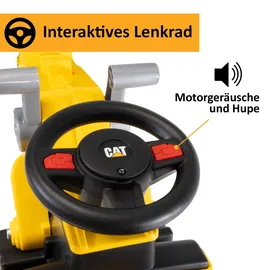 Lemodo Rutschauto Radlader, Spielzeugbagger zum draufsitzen, Sitzbagger mit beweglicher Schaufel,