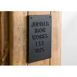 Massivmoebel24 Railway Schrank 70x35x195 natur lackiert