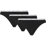 Tommy Hilfiger Cotton Slip 3 Einheiten Black / Black XL