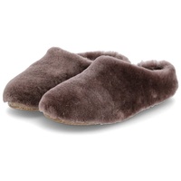 Living Kitzbühel Damen Lammfell Pantoffel Hausschuh, Tundra, 39 EU - 39 EU