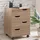 KADIMA DESIGN Rollcontainer 40 x 40 x 60 cm beige