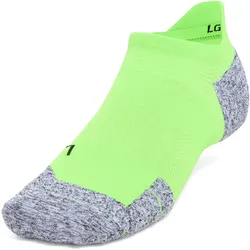 UNDER ARMOUR ArmourDry Cushion Lauf-Füßlinge 389 - hyper green/hyper green/reflective M (36.5-42)