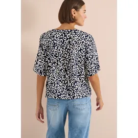 Cecil Druckbluse Blau XL