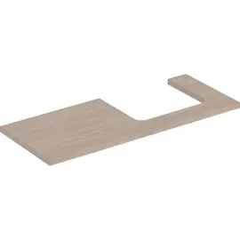 Geberit One 120x3x47cm, Eiche/Mela Holz, Ausschn re