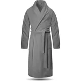 Normani Unisex Premium Bademantel Sivas in Grau | Gr.: 3XL