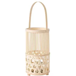 BOLTZE Laterne Marley 41 cm Bambus Braun