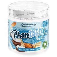 Ironmaxx Phantasty Geschmackspulver - White Choc - Coco Almond 250g Dose | mit echten Nussstückchen| laktosefrei