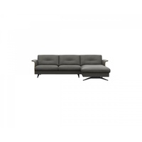 FLEXLUX Ecksofa Glow, super bequem durch hochwertigem Sitzaufbau mit Federkern, L-Form, Modernes skandinavisches Design grau