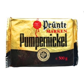 Westfälischer Pumpernickel / Schwarzbrot PRÜNTE MARKEN PUMPERNICKEL (125 g / 250 g / 500 g) GRÖSSE FREI WÄHLBAR (500 Gramm)