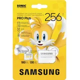 Samsung Sonic Edition - Tails microSDXC-Karte Retail 256 GB A2 Application Performance Class, v30 Video Speed Class, UHS-I