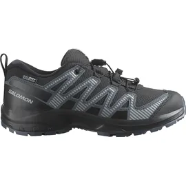 Salomon XA Pro V8 Kinder Schwarz / Turbulence / Quarry 34