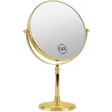 Ohotecy Kosmetikspiegel 8 Zoll Makeup Spiegel 10X & 1X VergrößerungTischspiegel, Doppelseitiger Vergrößerungsspiegel für Bad Schminkspiegel 360° Schwenkbar Make Up Mirror Stand Spiegel