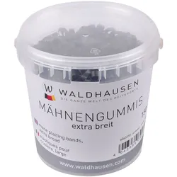Waldhausen Mähnengummis extra breit im Eimer - transparent - transparent
