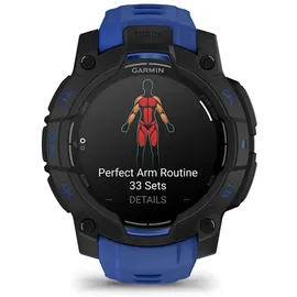 Garmin Instinct 3 AMOLED 45 mm Schwarz / Bolt Blue