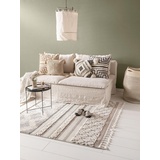 benuta pop Teppich OYO Cream/Grau 120x180 cm - Moderner Teppich für Wohnzimmer